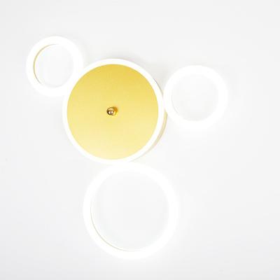 China Surface Mounted Amazon 2021 New Design Top Sell High Brightness Gold Color Led Ceiling Lamp for sale