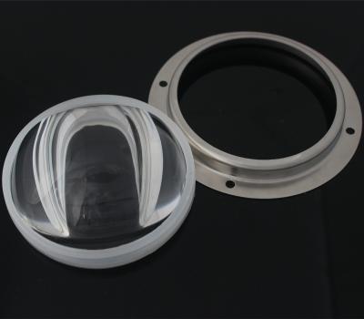 China For Led Light Led Lens 78mm COB LED Transparent Cover Clear Lens for sale