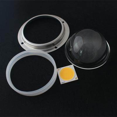 China Waterproof Led Flood Light Round Diffuser Project Glass Lens For Projector for sale