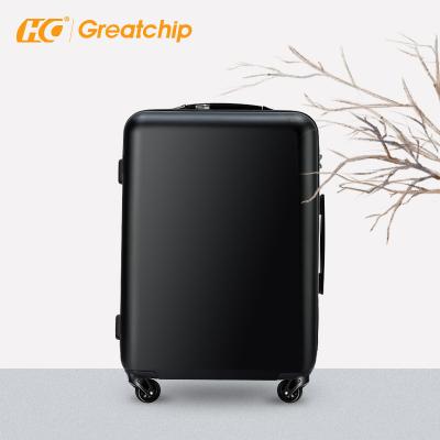 China 2019 100% ABS Carry On Trolley Smart Suitcase Luggage With Scale USB Charger Blue Tooth TSA Lock Tracker for sale