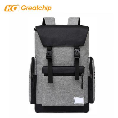 China With new USB backpack fashion trend men's and women's backpacks wear-resistant and waterproof student schoolbags for sale