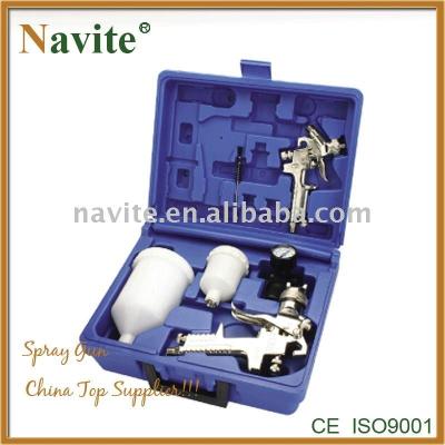 China Paint NAVITE 7PCS HVLP Spray Gun SPRAY GUN KITS for sale