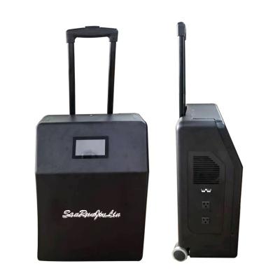 China Cigar Lighter Superior Black OEM Stations Battery Large Capacity Portable Solar Power Station for sale