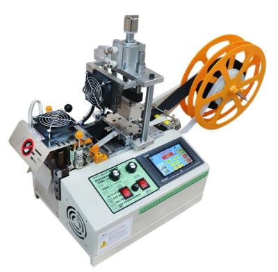 China machinery & Automatic material strip cutting and hole machine; X-05HP Polyester Tape Slitter for sale