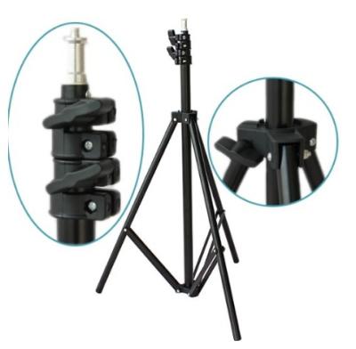 China Digital Camera Light Stand Tripod For Photo Studio Softbox Umbrellas Reflector Lighting Background Visual Flash Stand 2m for sale