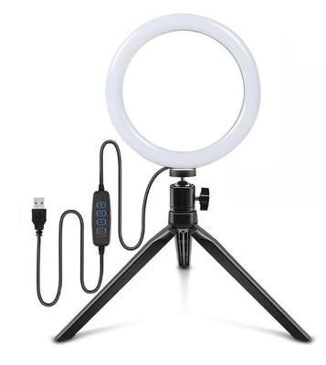 China 6 Inch Ring Light Set 6 Inch Ring Light With Bracket LED Camera Selfie Light Ring For Live Video Beauty for sale