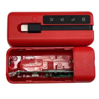 China 22.2w Metal Charging Power Bank Case DIY Lithium Battery Fast Charging Box 18650/18700/20700/21700 for sale