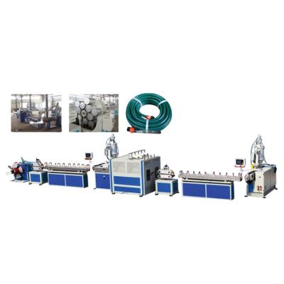 China FAYGO HOSE UNION Garden Hose Making Machine Braided Hose Machine PVC Soft Hose Making Plant for sale