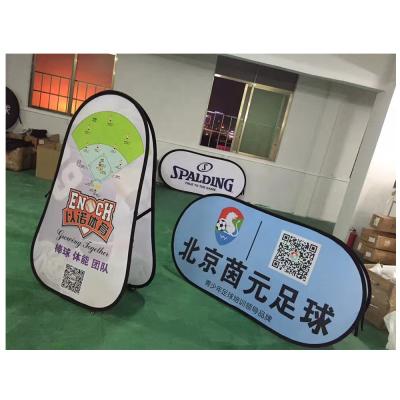 China Foldable Outdoor Horizontal Golf Show Display Pop Up A Frame Banner for sale