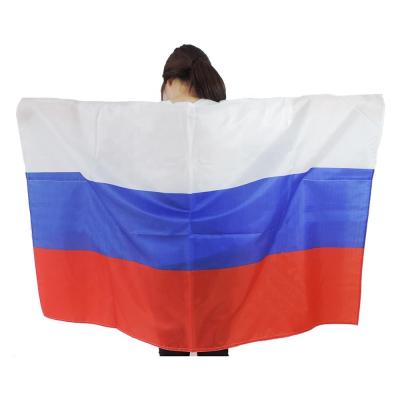 China Custom Printing Country Flag Cape Body Hanging Flag for sale