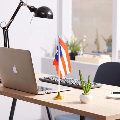 China Puerto Rican Health Care Institutes Flag, Puerto Rico Flags Desk, Table Decorations for sale