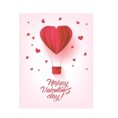 China Hanging Valentine's Day Custom House Flag for sale