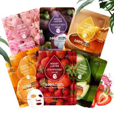 China Wholesale Moisturizer Skin Care Hydrate Intense Hydration Whitening Organic Fruity Face Mask for sale