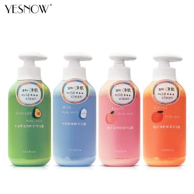 China Wholesale 400ml Bubble Fruit Shower Gel Liquid Skin Moisturizing Exfoliating Body Wash Shower Gel for sale