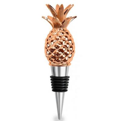 China Viable Creative Pineapple Wine Stopper For Wedding Birthday Anniversary Shower Party Bridal Gifts for sale