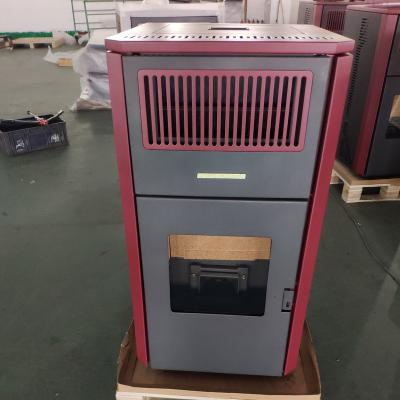 China Metal Eco Model 8kw Indoor Wood Pellet Stove for sale