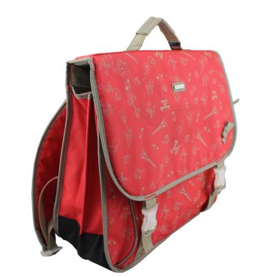 China Hot selling polyester satchel for girls, primary school backpack daily use, BSCI factory children's backpack for sale