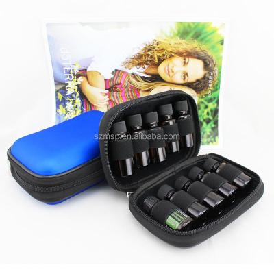 China Turq NATIONAL PU+EVA Essential Oil Roll Bottle Travel Carry Case For 10 Vials OEM 5ml/10/15ml+Custom for sale