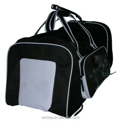 China Polyester 90L 900 D Bulk Polyester Outside Sports Bag Famous Brand Trolley Traveling Bag for sale