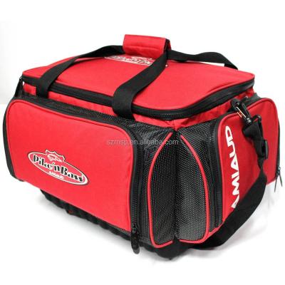 China UNIVERSAL 600D Polyester High Ends Fishing Carry Bag With EVA Case On The Bottom for sale