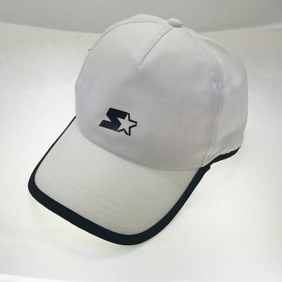 China JOINT Logo Printing Baseball Caps And Hats Mens 100% Polyester Piping Hat Custom Outdoor Sports Running Hats for sale