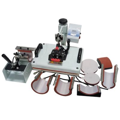 China DM 8 In 1 Multi-functional Heat Press Machine For Transfer T-Shirt Plate Mug Cap Phone Case for sale