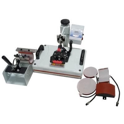 China DM 5 In 1 Heat Transfer Machine for Mug Printing T-shirt Sublimation Printing Machine for sale