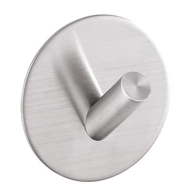 China American Style 113Y Adhesive Hooks SUS304 Stainless Steel Towel Hooks Heavy Duty Waterproof Wall Hooks for sale