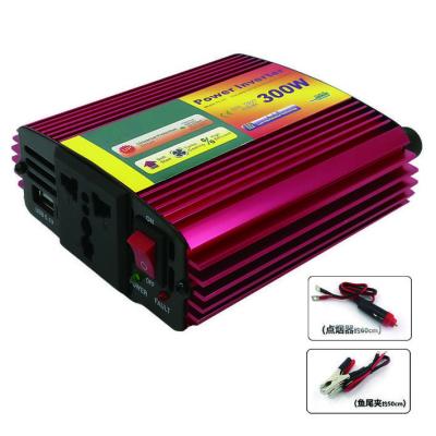 China Avional 12V300W DC/AC Battery Modified Inverters/Converters with USB Output Fixed Wave Multiple Output Type Real High Power Ups for sale