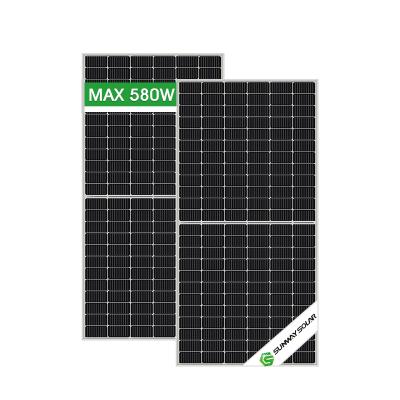 China Good Quality Mono Crystalline Half Cell Solar Power System Solar Panels 550w 580w 144 for sale