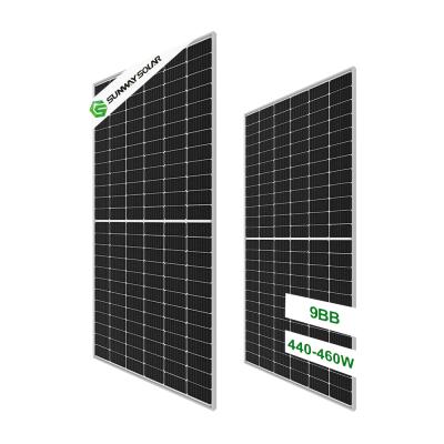 China Solar Panel Mono Solar Power System Modules 460w 560w 660w Half Solar Cells for sale