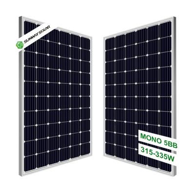 China 330w solar power system home solar panel mono solar panel with battery and inverter for sale