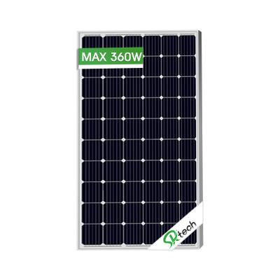 China 300 watt 60 cell series solar power system solar panels 360w monocrystalline solar kits for solar power system for sale