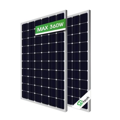 China 360w solar power system monocrystalline solar panels 300 watt 60 cell series for solar power system for sale