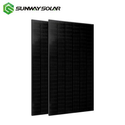 China Solar Power System New Arrival 144 Half Cells 450w 460w All Monocrystalline Black Solar Panel for sale