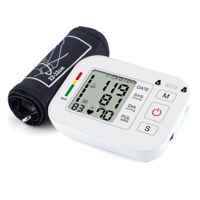 China High Accuracy High Quality For Homecare Digital LCD Memory Arm Blood Pressure Detector for sale