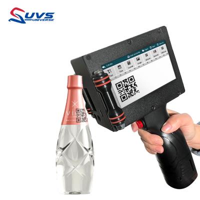 China Multi Available Hubei UVS Hotels Mini EXP Date Barcode Printer Handheld Language Inkjet Coding Thermal Machine for sale