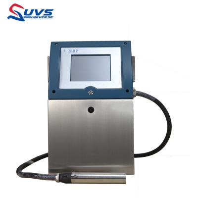 China Hotels Hubei UVS Printer Cij Inkjet Coder Automatic Cleaning Continuous Inkjet Printer Date Coding Machine for sale