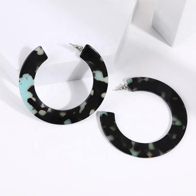 China Fashion Acetate CC Stud Earring Jewelry High Quality Women Acrylic Earrings Dangling Colorful Luxury Jewelry Accessories Making for sale