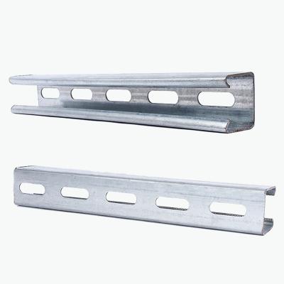 China Galvanized steel support system c purlin ms unistrut channel steel prices in support system for sale