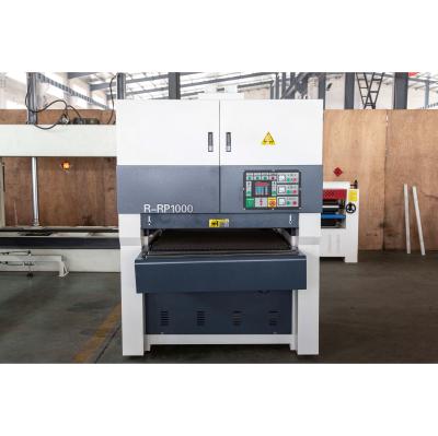 China Building Material Stores Woodworking Machinery 1000mm Width Plywood Wood Panel MDF Sanding Machine for sale