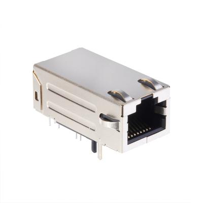 China Fireproof 5G RJ45 INPUT SIDE JACK TRANSFORMER WITH LED for sale