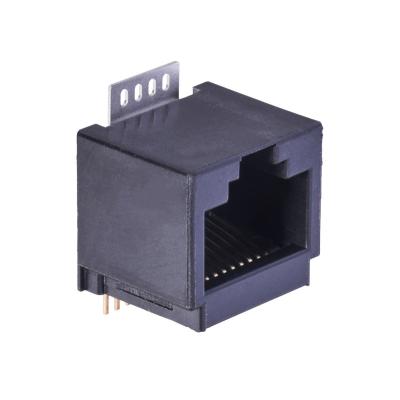 China TOP INPUT RJ45 SMT JACK CONNECTOR Flame Retardant for sale