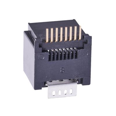 China RJ45 TOP INPUT SMT 8P8C NETWORK CONNECTOR flame retardant for sale