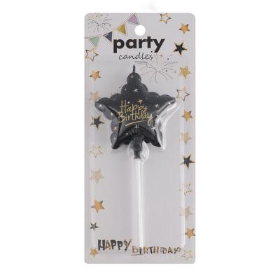 China Handmade Happy Birthday Party Candles Cake or Five-pointed Star Customize Kids Party Candles Tongue Party Christmas Candles for sale