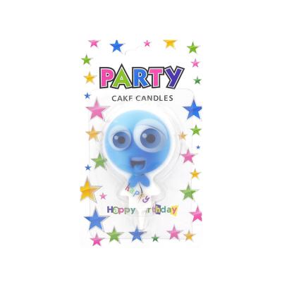 China Handmade birthday party candles with shaped face for letter candle for sale