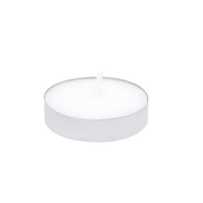 China Handmade White Tealight Candle Paraffin Wax Candle For Wedding for sale