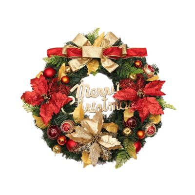 China Decoration for Christmas custom design christmas wreath diy well made customized christmas wreath for sale