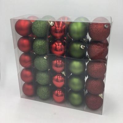 China Decoration For Christmas Tree Factory Direct Sale Christmas Tree Decor Balls OEM Design Glitter Plastic Unique Christmas Ball for sale