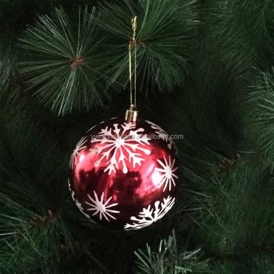 China Wholesale Plastic Christmas Hand Painted Ball Decorating Big Christmas Ball For 2019 for sale